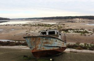 ОСКІЛЬСЬКЕ ВОДОСХОВИЩЕ ПІСЛЯ ПІДРИВУ ДАМБИ